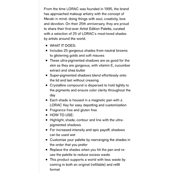 NIB - LORAC PRO Eyeshadow Palette Artist Edition MERAKI - Picture 16 of 16